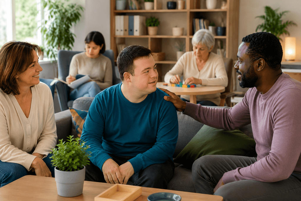 Supportive care environment for autistic adult